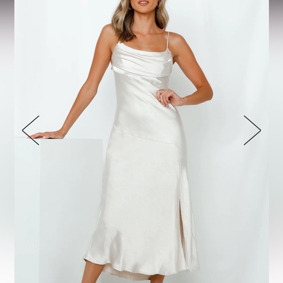 Hello molly Wanted on dance floor midi dress champagne - Picture 5 of 5